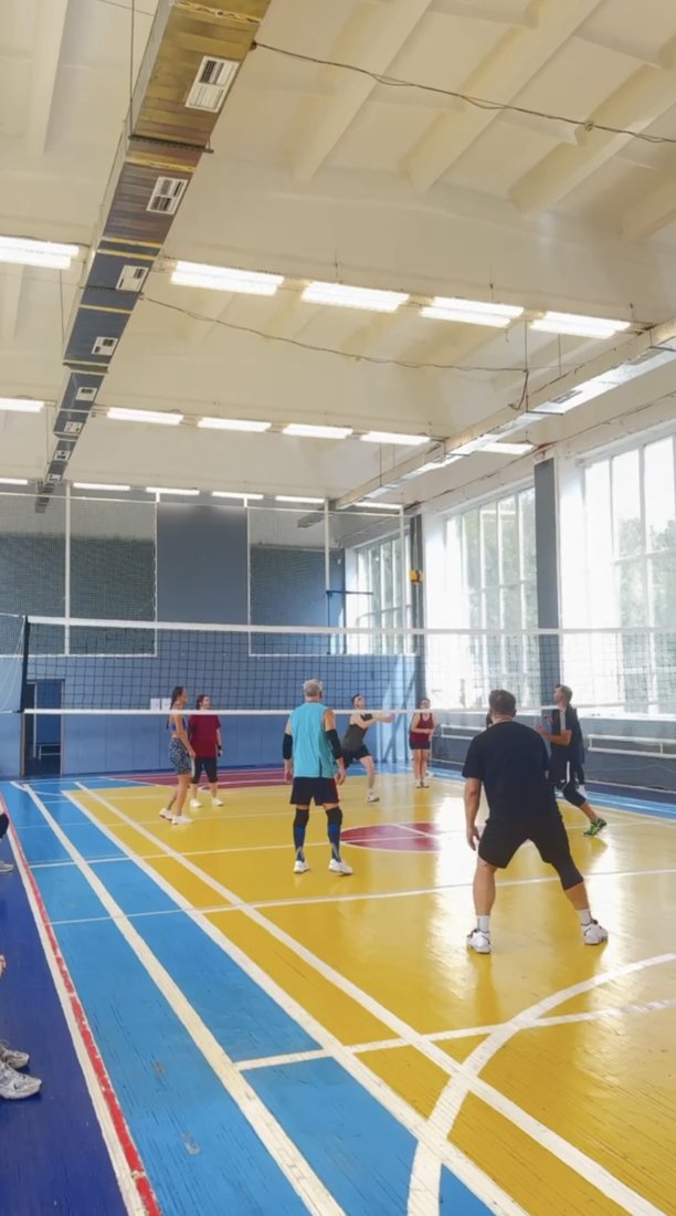 Игра в зале «Сосны» — вечерняя тренировка